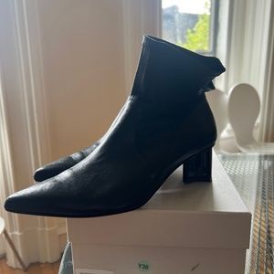 Clergerie pointed toe ankle boot